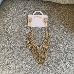 NWT Anthropologie Crystal Fringe Bag Charm